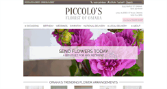 Desktop Screenshot of piccolosflorist.com